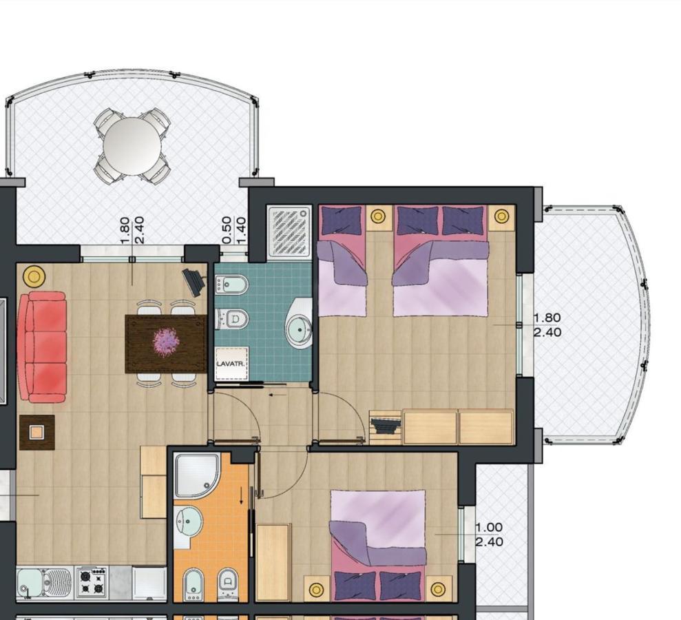 בלריה-איגאה מרינה Residenza Villa Flores מראה חיצוני תמונה